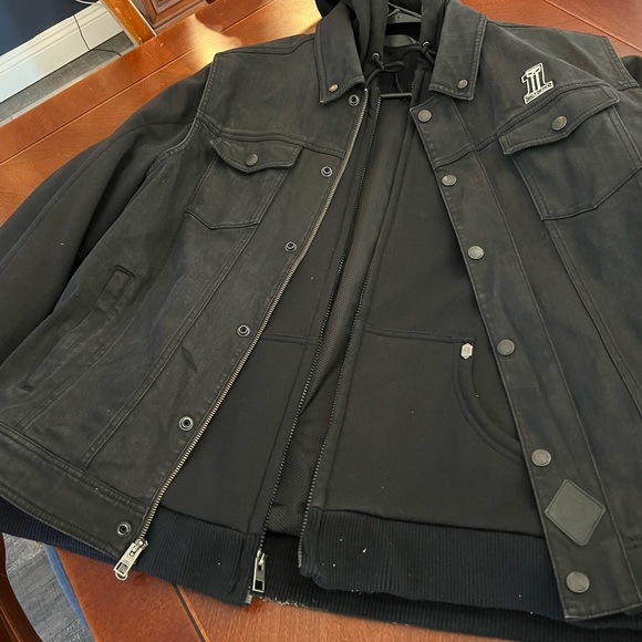 Harley-Davidson Black Lightweight Shirt Jacket - Picture 3 of 6